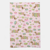 Teckels + Donuts Dish Handdoek + Doxie Handdoek (Verticaal)