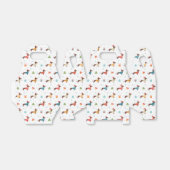 Teckels in Christmas Sweaters Patroon Bedankdoosjes (Uitgevouwen)