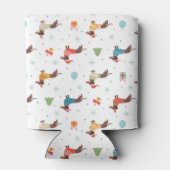 Teckels in Christmas Sweaters Patroon Blikjeskoeler (Achterkant)