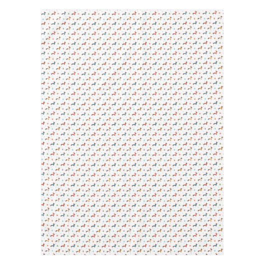 Teckels in Christmas Sweaters Patroon Tafelkleed (Voorkant)