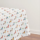 Teckels in Christmas Sweaters Patroon Tafelkleed (Voorbeeld)