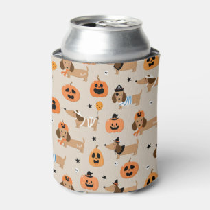 Teckels in Halloween kostuums patroon Blikjeskoeler