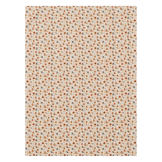 Teckels in Halloween kostuums patroon Tafelkleed (Voorkant)