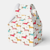 Teckels in Truien Vakantiepatroon Bedankdoosjes (Voorkant Zijde)