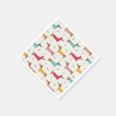 Teckels in Truien Vakantiepatroon Servet (Hoek)