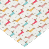 Teckels in Truien Vakantiepatroon Tafelkleed (Gekanteld)