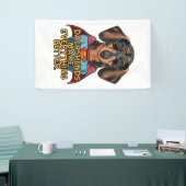 Teckels maken alles beter spandoek (Beurs)