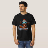 teckelsnowboard t-shirt (Voorkant volledig)