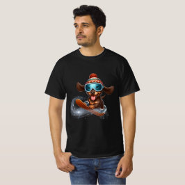 teckelsnowboard t-shirt