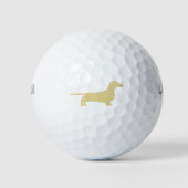 teckeltarwesilhouet golfballen (Voorkant)