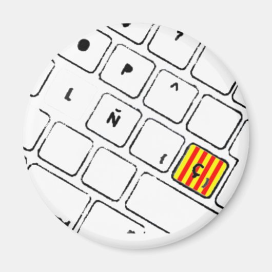 Teclat Ç Magneet (Voorkant)