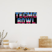 Tecmo Bowl Logo Poster (Keuken)