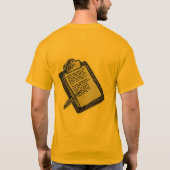 TecmoBowl, *Loser moet statistieken houden T-shirt (Achterkant)