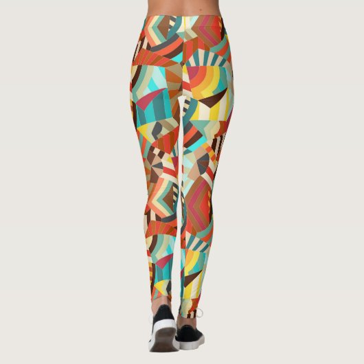 tectonisch leggings (Achterkant)