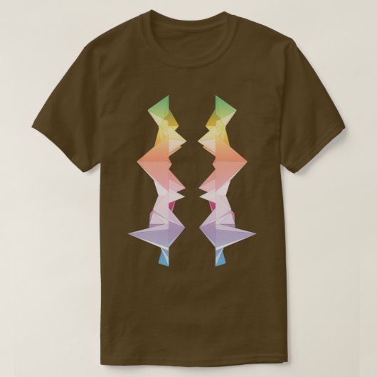 tectonisch-origamisch t-shirt (Design voorkant)