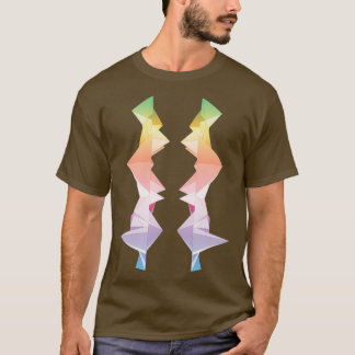 tectonisch-origamisch t-shirt