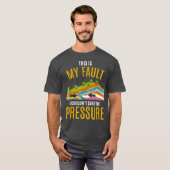 Tectonische Borden Model Aardbeving Sorry T-shirt (Voorkant volledig)