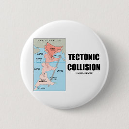 Tectonische botsing (Himalaya) Ronde Button 5,7 Cm