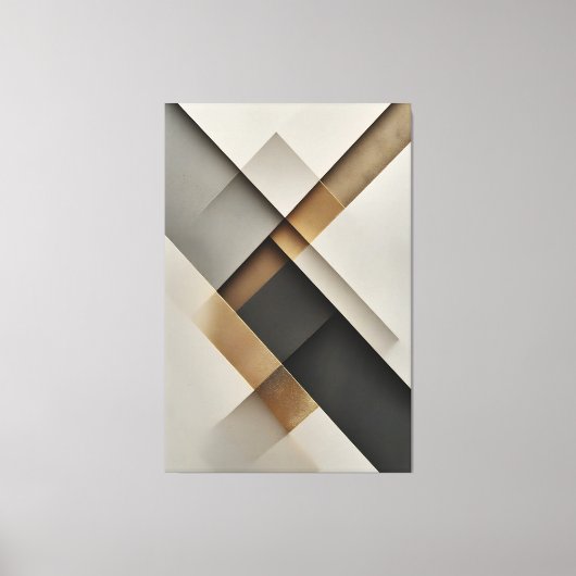 Tectonische Harmonie Canvas Afdruk (Voorkant)