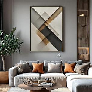 Tectonische Harmonie Canvas Afdruk