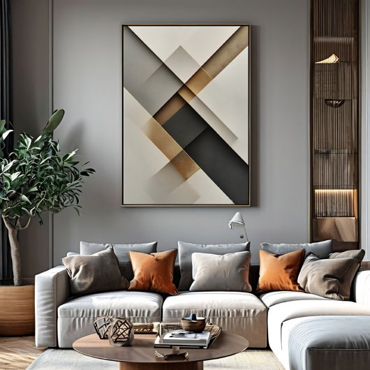Tectonische Harmonie Canvas Afdruk