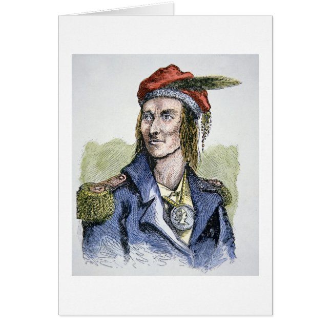 Tecumseh (1768-1813) (gekleurd) (Voorkant)