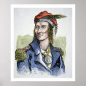 Tecumseh (1768-1813) (gekleurd) poster (Voorkant)
