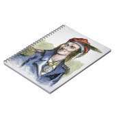 Tecumseh (1768-1813) (gekleurde gravure) notitieboek (Linkerzijde)