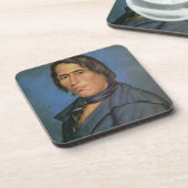 Tecumseh (1768-1813) (olie op canvas) bier onderzetter (Linkerzijde)