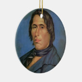 Tecumseh (1768-1813) (olie op canvas) keramisch ornament (Rechts)