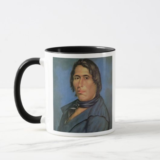 Tecumseh (1768-1813) (olie op canvas) mok (Links)