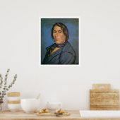 Tecumseh (1768-1813) (olie op canvas) poster (Keuken)