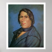Tecumseh (1768-1813) (olie op canvas) poster (Voorkant)