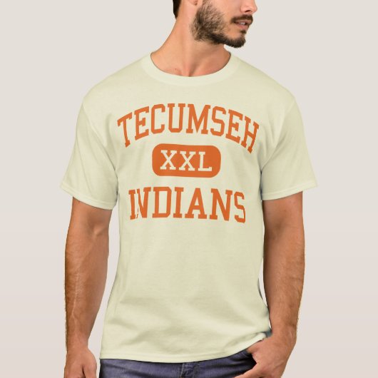 Tecumseh - Indiërs - High - Tecumseh Michigan T-shirt (Voorkant)