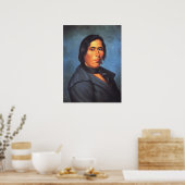 Tecumseh Native American Indian Poster (Keuken)