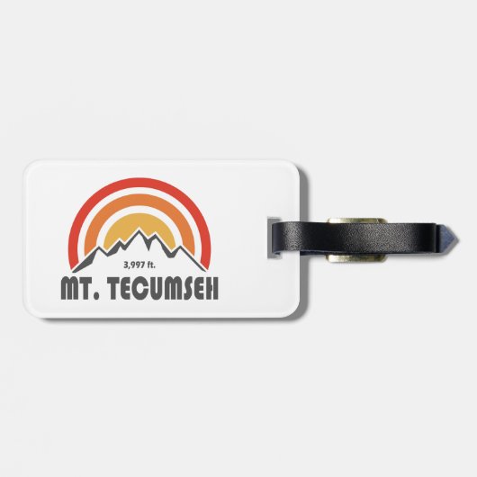 Tecumseh New Hampshire Bagagelabel (Achterkant horizontaal)