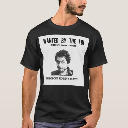 Ted Beetle Serial Killer True Crime Bundy wilde  T-shirt (Voorkant)