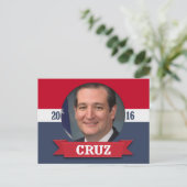 Ted Cruz 2016 Briefkaart (Staand voorkant)