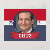 Ted Cruz 2016 Briefkaart (Voorkant)