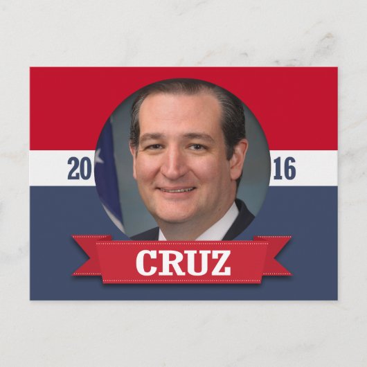 Ted Cruz 2016 Briefkaart (Voorkant)