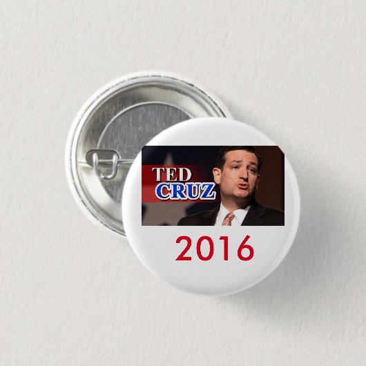 Ted Cruz 2016 Pinback Button (Voorkant /achterkant)
