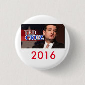 Ted Cruz 2016 Pinback Button (Voorkant)