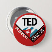 Ted Cruz 2016 Ronde Button 7,6 Cm (Voorkant /achterkant)