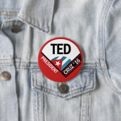Ted Cruz 2016 Ronde Button 7,6 Cm (In situ)