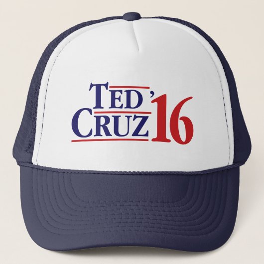 Ted Cruz 2016 Trucker Pet (Voorkant)