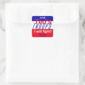 Ted Cruz 2016 Vierkante Sticker (Tas)
