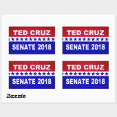 Ted Cruz 2018 Senaat sticker (Vel)