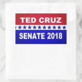 Ted Cruz 2018 Senaat sticker (Tas)