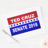 Ted Cruz 2018 Senaat sticker (Envelop)