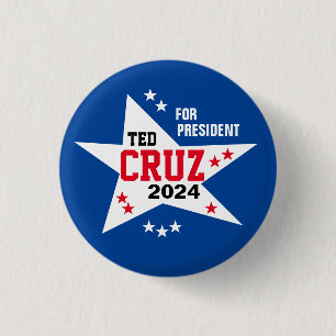 Ted Cruz 2024 Ronde Button 3,2 Cm